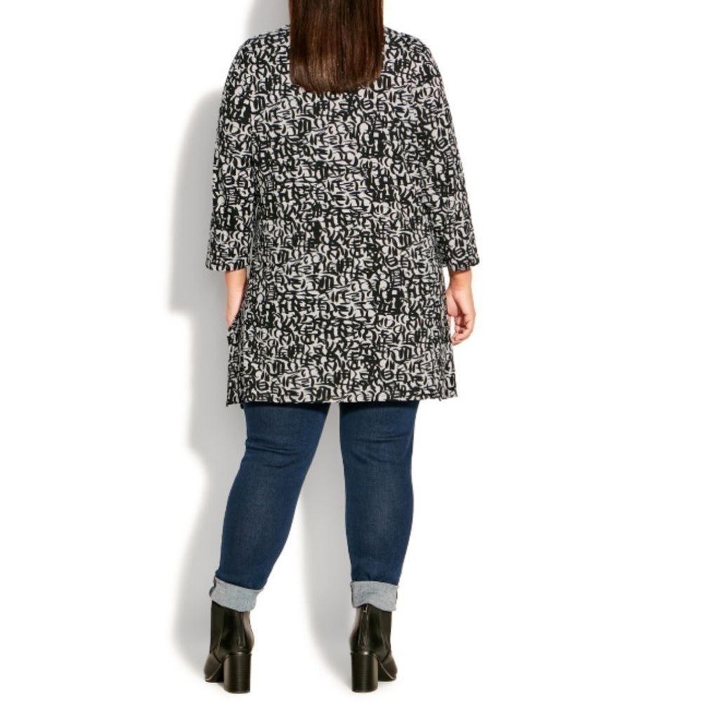ARNA York Valerie Print Go Crazy Tunic Top  (R04.5) - Picture 6 of 9